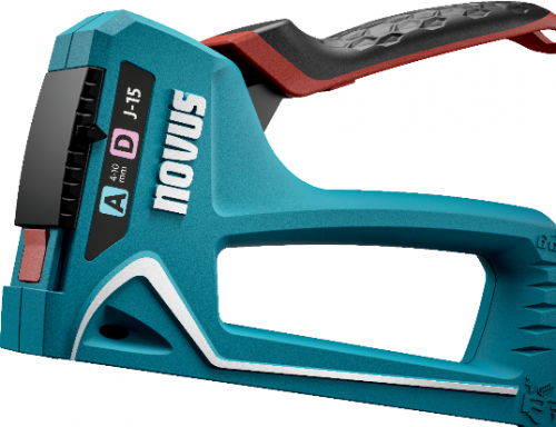 Capsator manual tip tacker Novus J-15, capsare cu sarma plata si fina, plastic ABS